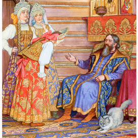 Купец и дочери.