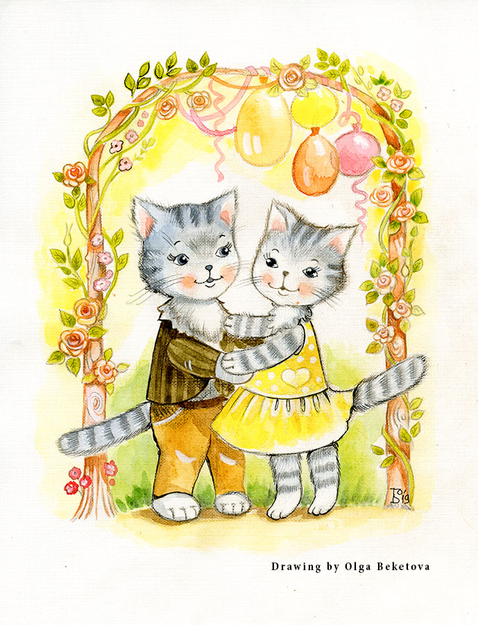 Котики поздравляют