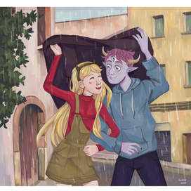 Дождь в городе