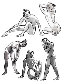 Наброски с натуры