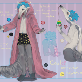 Дизайн персонажа Муравьед 