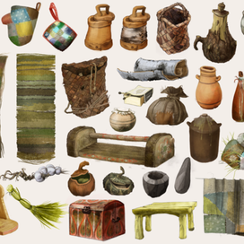 Примеры отрисовки предметов