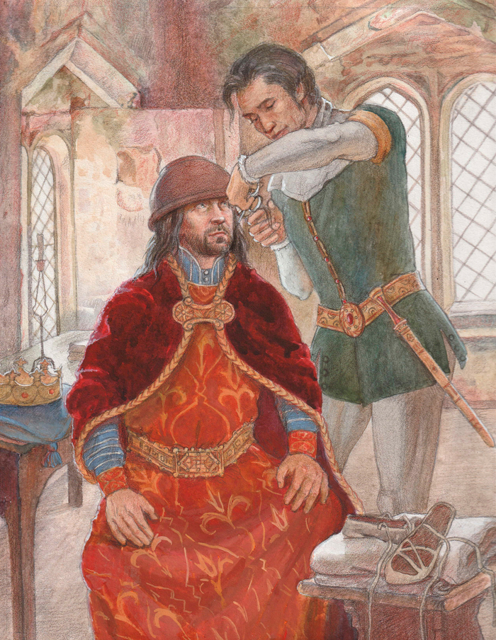 Иллюстрация к роману М. Твена "Янки при дворе короля Артура"