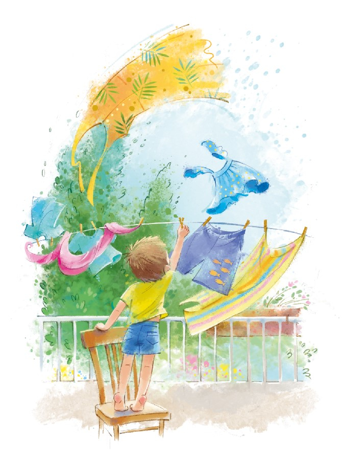 Ветер. Лети, сарафанчик!