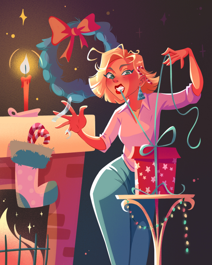 Новогодняя иллюстрация 