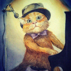 Кот-пианист