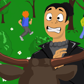 Трио на поляне