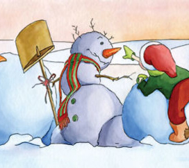 Деколь для кружки. Новогодняя серия.