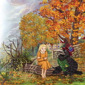 Встреча с вороном ( «Снежная королева»)