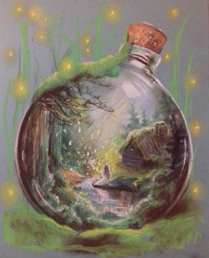 Лес в бутылочке