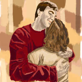 Вторая иллюстрация для парных свитшотов