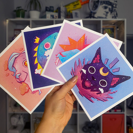 Голов кружительный набор открыток!