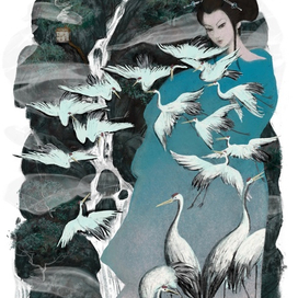 Дом у водопада