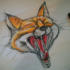 лисья морда