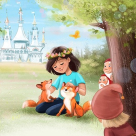 Тара в лесу