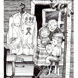 Иллюстрация "Кирзачи"