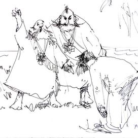 Генералы и мужик