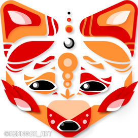Векторный арт (лиса)