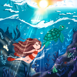 Иллюстрация для детской книги