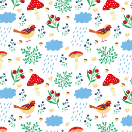 осенний паттерн 