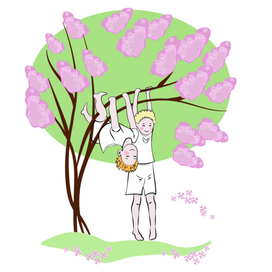 сирень в деревне