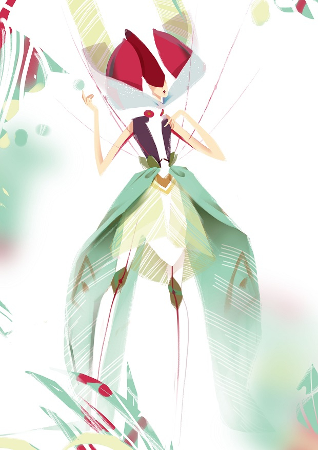 Королевский цветок, третья модель