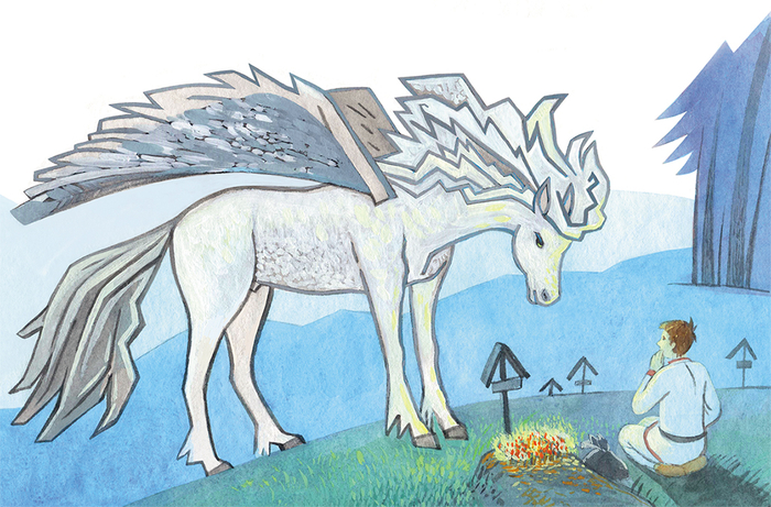 Конь с серебряной гривой