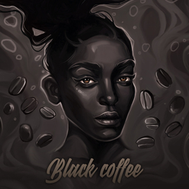 черный кофе 