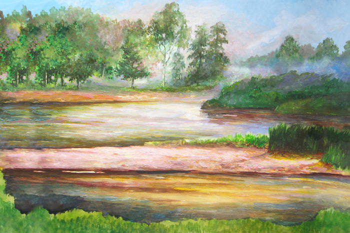 Ранним утром на Немане