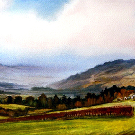 ,,Дымка в горах Ирландии,,