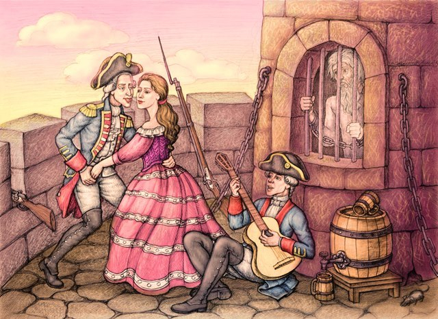 Вечеринка тюремной стражи.