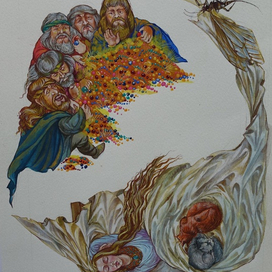 иллюстрации к книге"Скандинавские легенды"