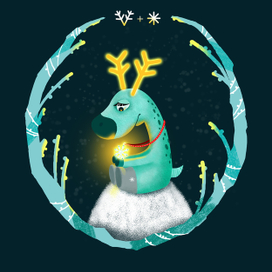 Иллюстрация "Снежолик"