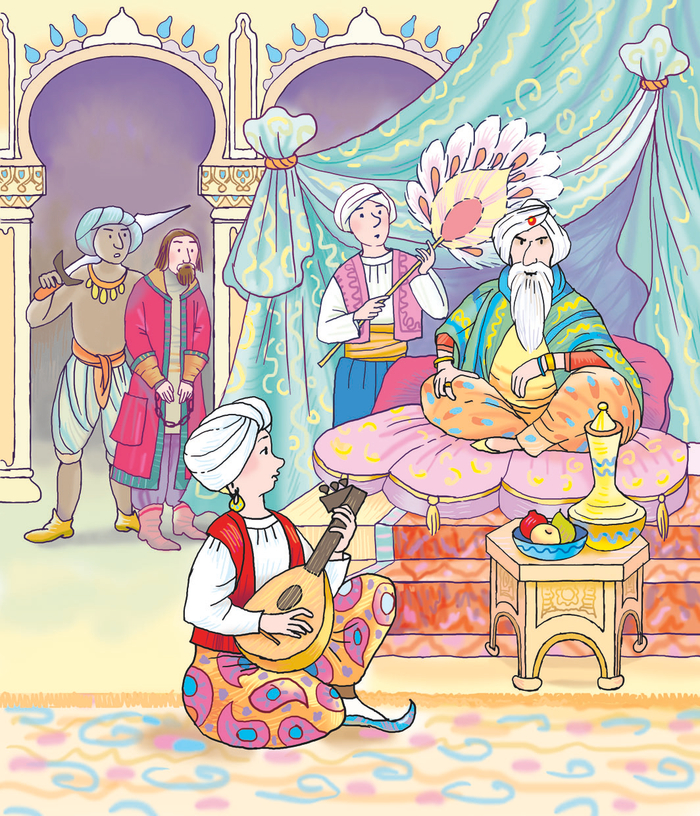 Царица, которая играла на лютне