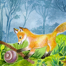 Лисенок и улитка (2)