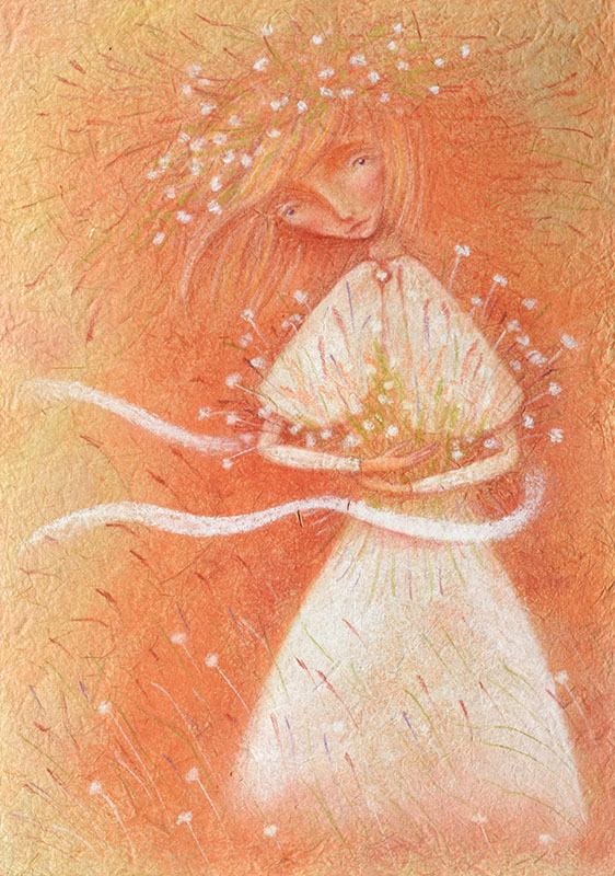 Мина идет под венец.