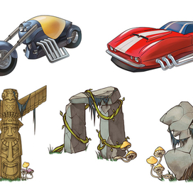 Скетчи для мобильной игры