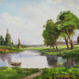 Село Губины за рекой