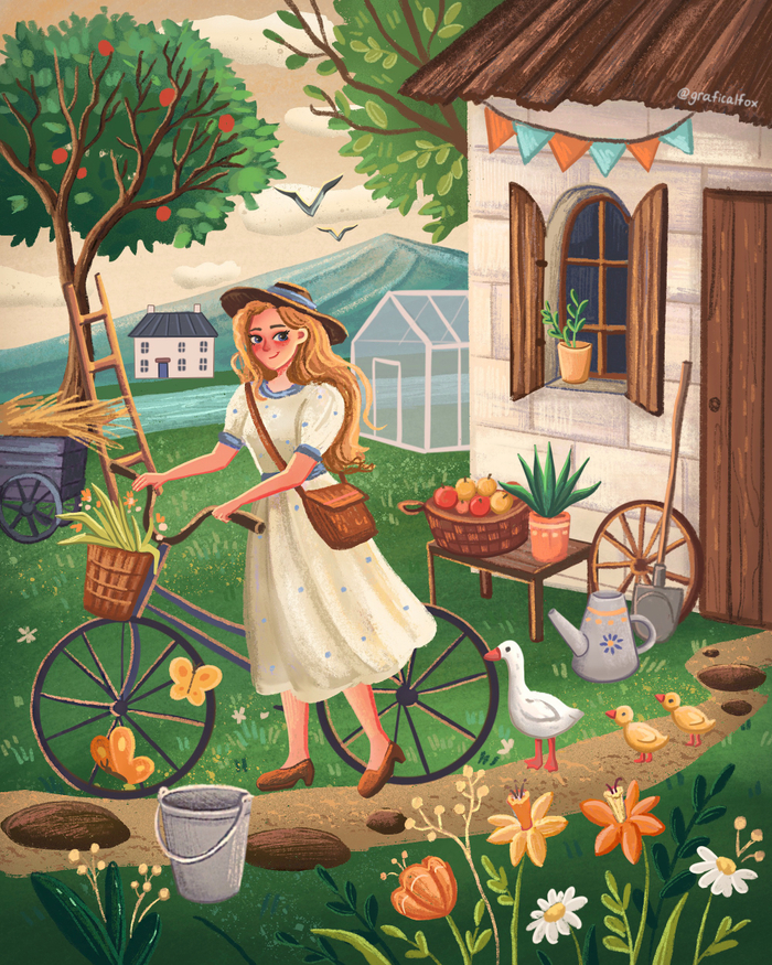 Прогулка в саду