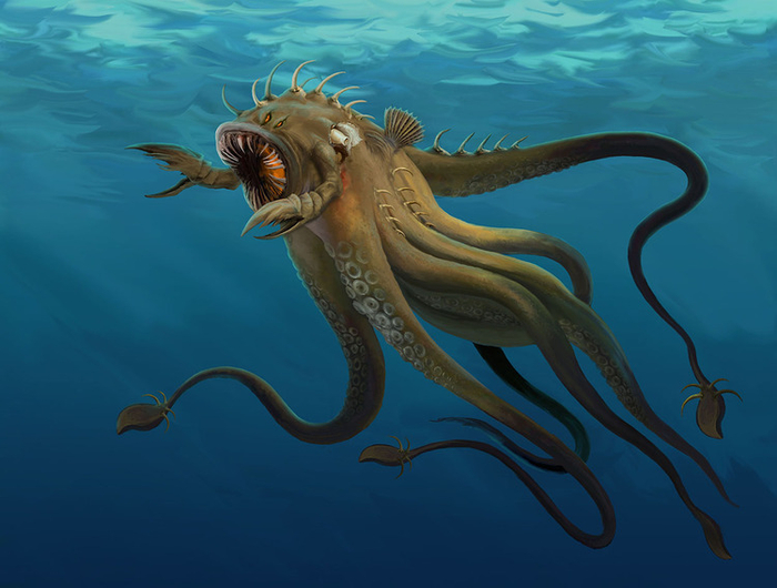 Гигантский кракен для игры "Pirates"