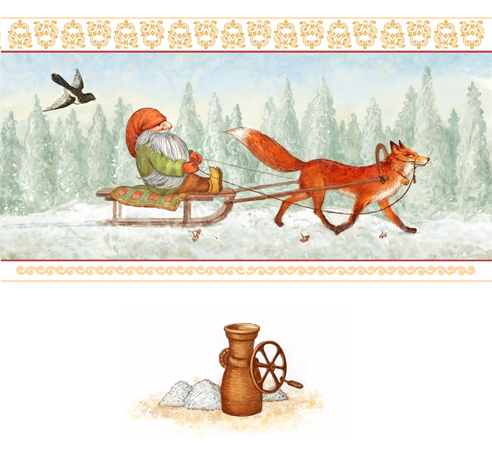 Норвежская сказка. Заставка и концовка