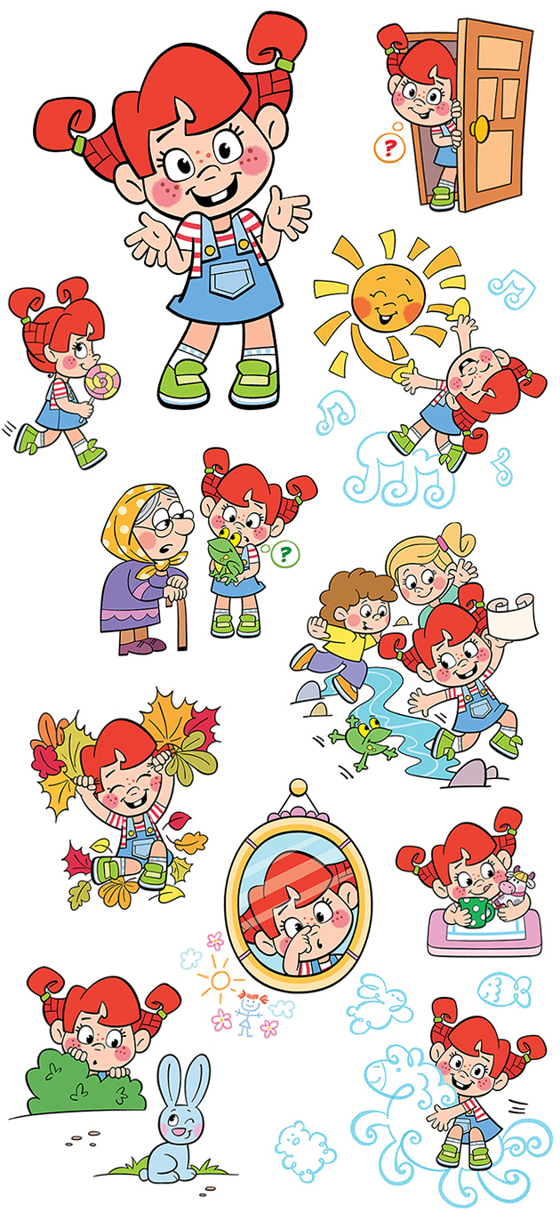 Персонаж "Почемучка" для детской песни 