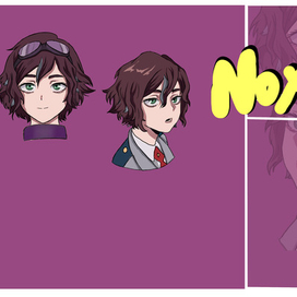 Образец шапки в стиле аниме