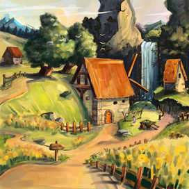 Домик в горах