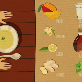 суп из манго