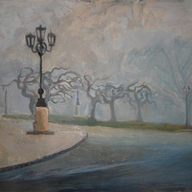 Туманность на бульваре