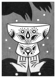 иллюстрация к книге В, Яговдика «Синий колодец». 2012