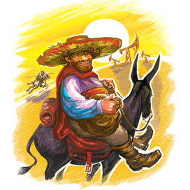 эскиз иллюстрации в журнал