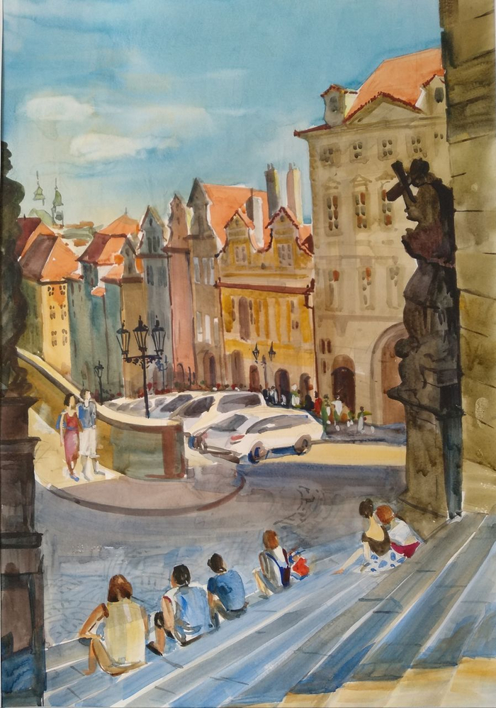 Путь в Пражский Град.