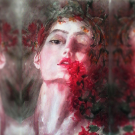 Девушка в цветах